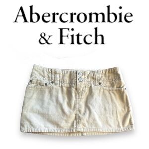A&F | Khakis Corduroy Skirt, size 00